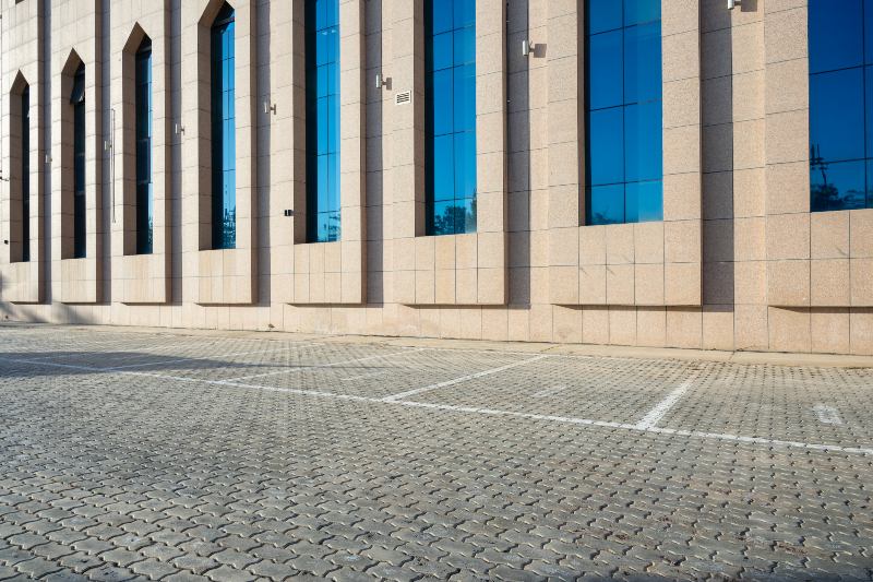 Commercial Asphalt Parking Lot Paving Completed by John Cooper Asphalt Paving