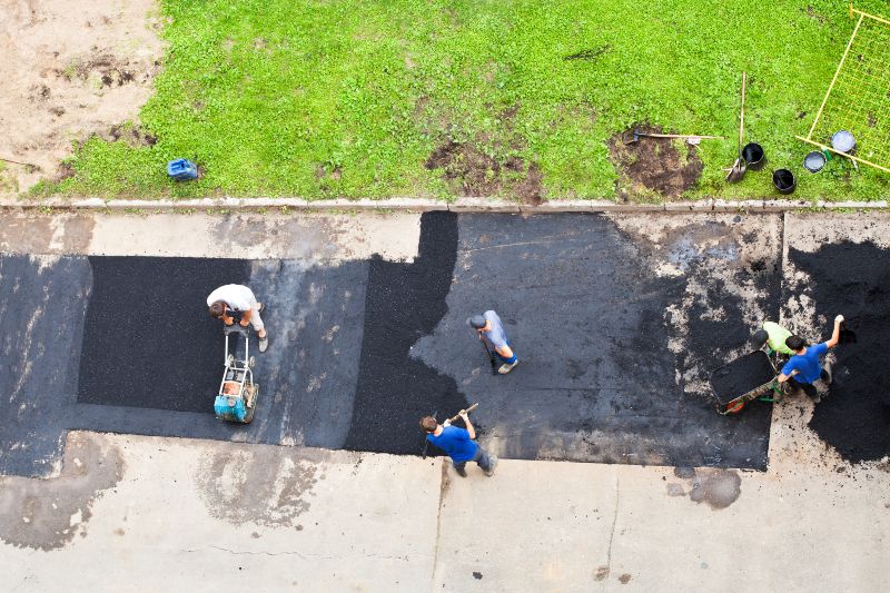 Fixing Large Cracks in an Asphalt Driveway Surface in Cranston, RI & Nearby Areas